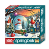 Snowman Snow Globe 1000 Piece Jigsaw Puzzle | Springbok Puzzles
