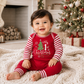 My 1st Christmas Baby Romper | Soft 100% Cotton Rib Holiday One Piece