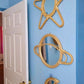 Rattan Saturn Mirror | Boho Nursery Wall Decor | Handmade Natural Rattan Mirror for Kids Room | Eco-Friendly Montessori Wall Art
