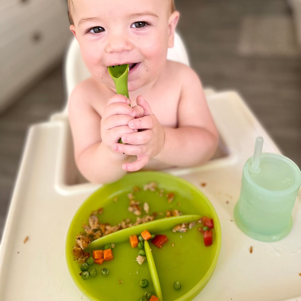 Olababy Divided Suction Plate for Independent Feeding