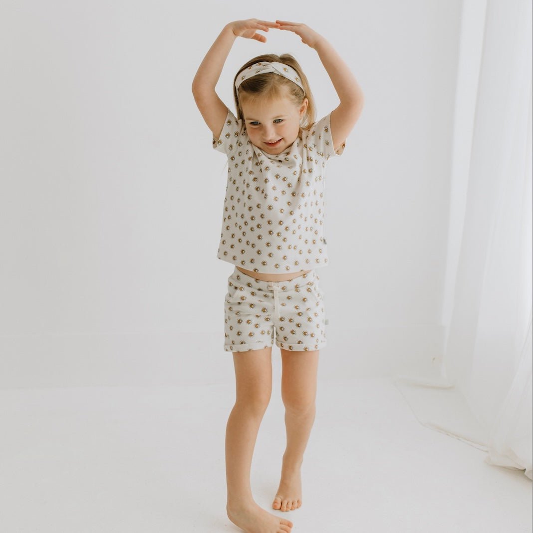 shirt & short set | sun ray