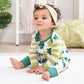 Baby's St. Patty's Shamrocks & Clovers Cotton Romper