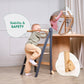 Toddler Tower: Foldable Step Stool for Toddlers - Gray