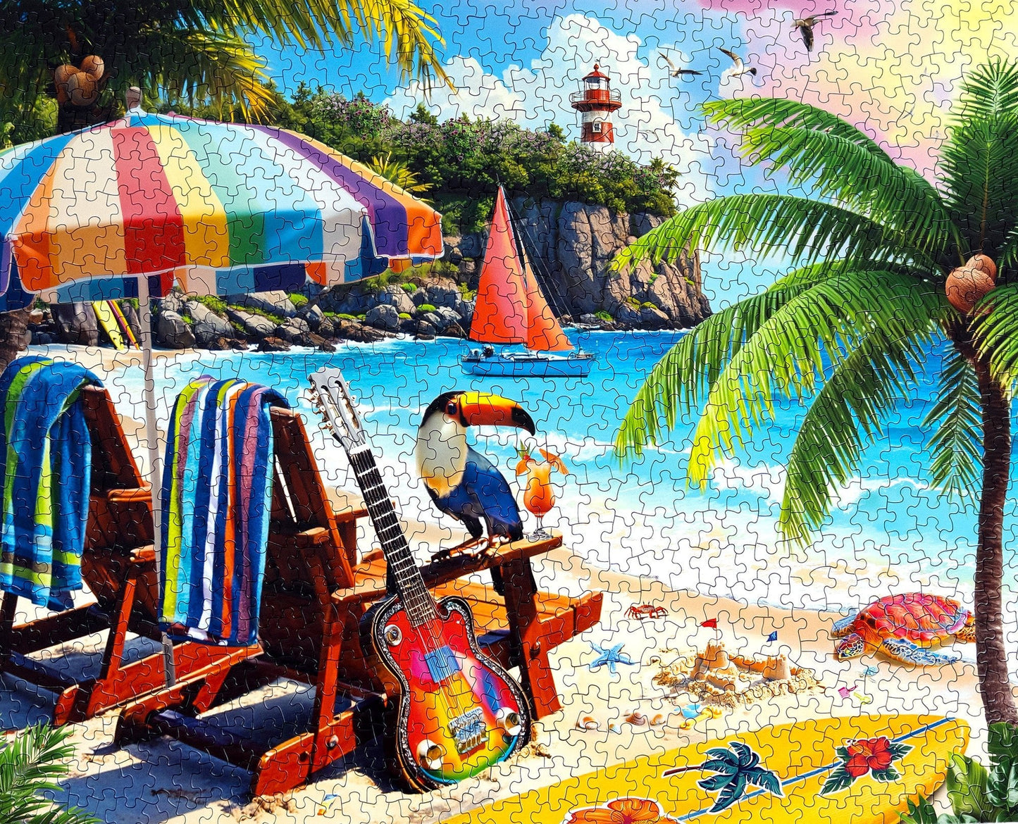Tropical Paradise 1000 Piece Jigsaw Puzzle | Springbok Puzzles