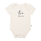 graphic bodysuit | two months milestone charcoal