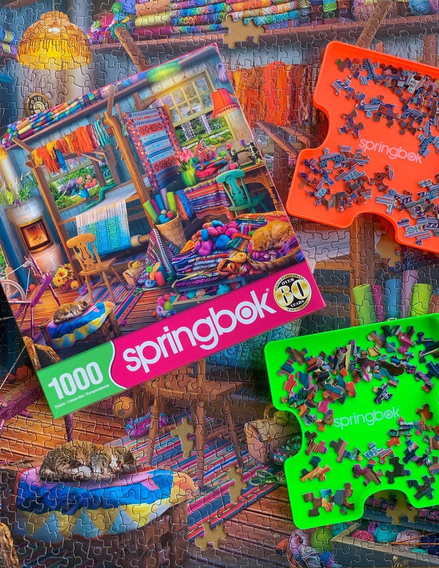 Weavers Cottage 1000 Piece Jigsaw Puzzle | Springbok Puzzles