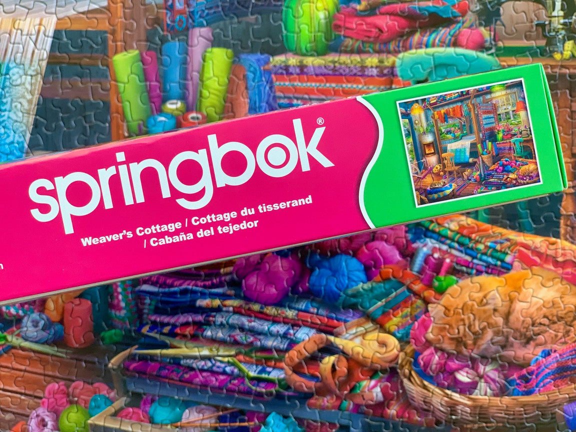 Weavers Cottage 1000 Piece Jigsaw Puzzle | Springbok Puzzles