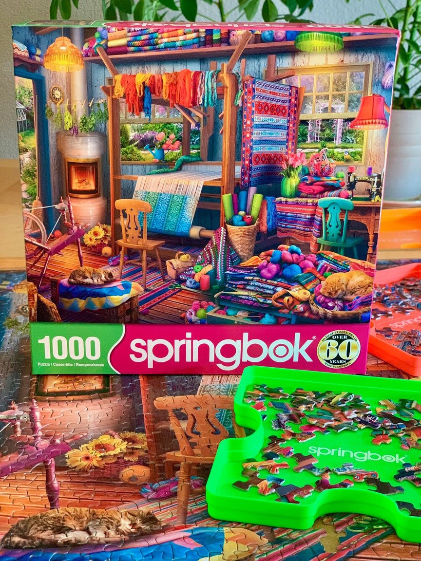 Weavers Cottage 1000 Piece Jigsaw Puzzle | Springbok Puzzles