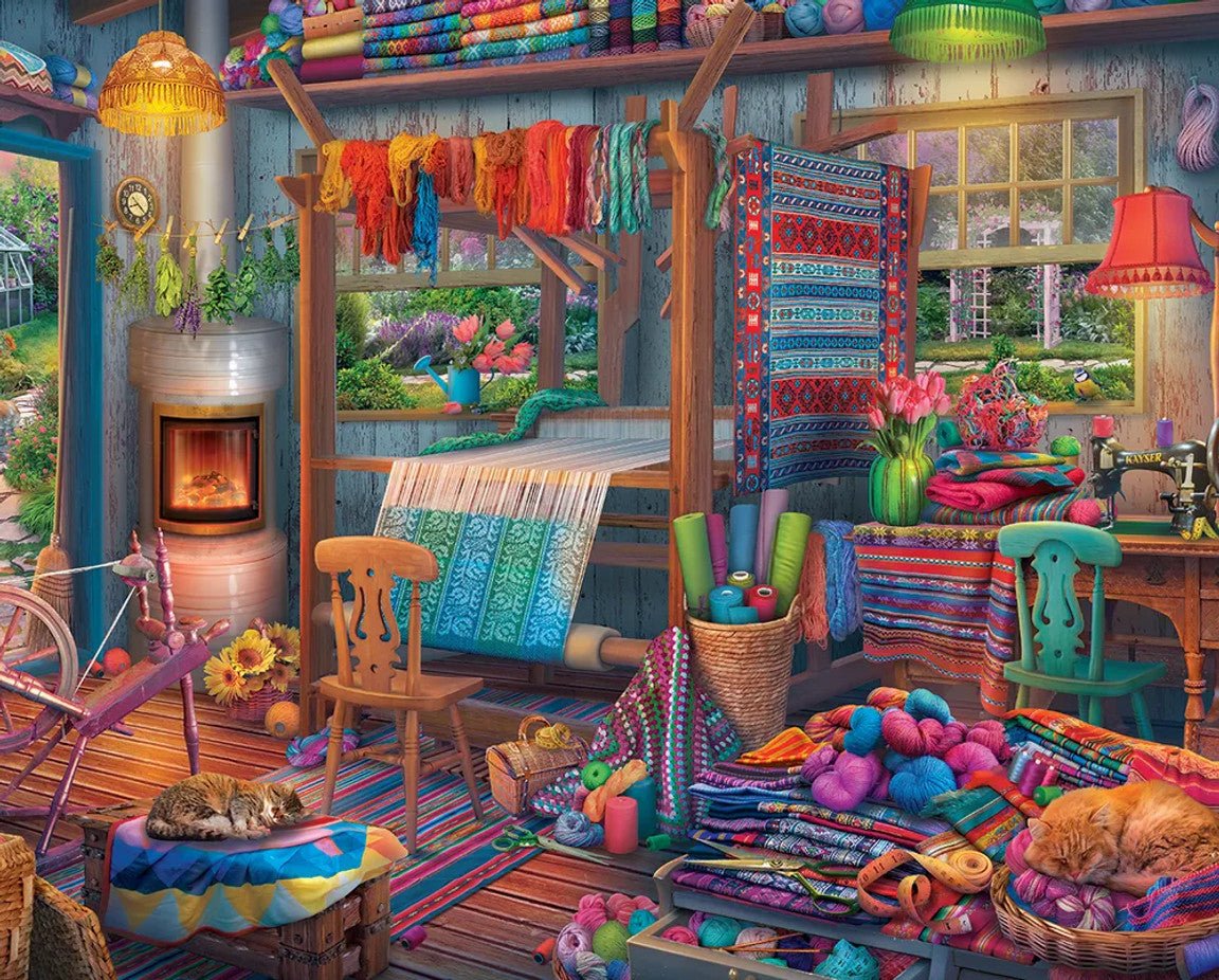 Weavers Cottage 1000 Piece Jigsaw Puzzle | Springbok Puzzles