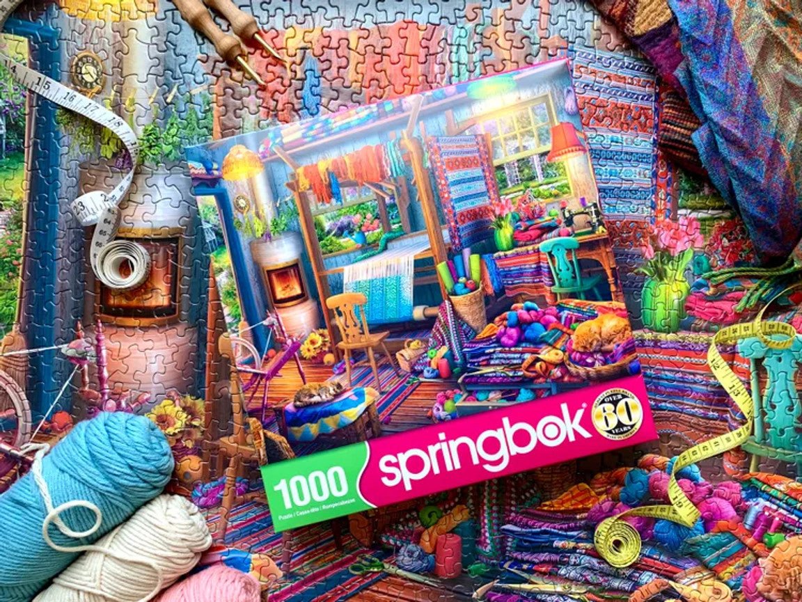 Weavers Cottage 1000 Piece Jigsaw Puzzle | Springbok Puzzles