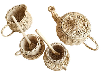 Wicker Tea Party Play Set
